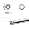 CDBP 15mm(3/5 inch) Round Carbide Inserts for Woodturning, R15×2.5mm Indexable