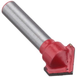 Ichinen Access RELIEF Cutting and Polishing Tip Parts, Carbide Blade Trimmer Bit, V-Groove, 90°, 30687, φ6mm Shaft