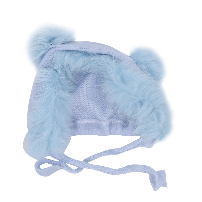 3pcs Baby Photography Props Soft Newborn Photo Blanket Doll Hat