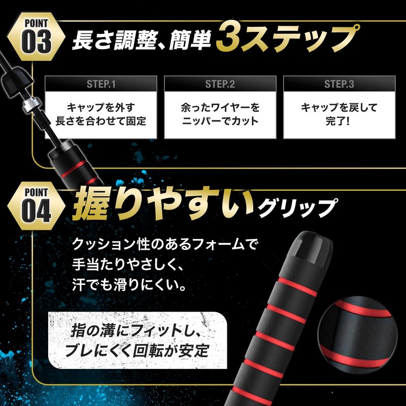 BURANOUS Jump Rope for Adults, Training (Even Used by Top