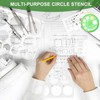 Circle Template & Stencil 4-Pack Set Drafting Templates for Architecture,