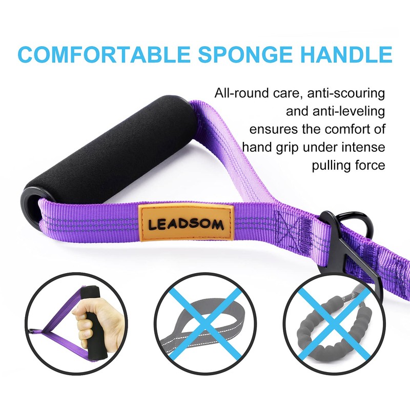 LEADSOM 6FT Highly Reflective Heavy Duty Elastic Bungee Medium and