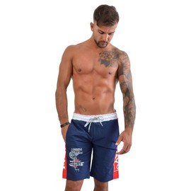 Geographical Norway Mens Blue Swim Shorts ST1268H-L