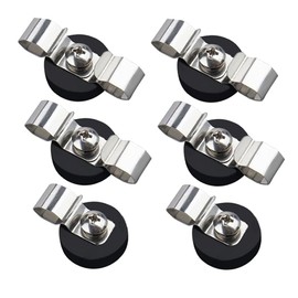 Magnetic Cable Clips Anti-Slip Cable Clips Strong Magnet Cord Holder Heavy Duty Magnetic Wire Clamps for Hanging Cables, Wire Holders for RV, Car, Workshop, Cabinet, Computer 6 PCS