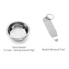 NEOUZA 58mm Espresso Portafilter Compatible with E61 Coffee Machine,Non-pressurized Basket,Single