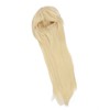 Women Long Blonde Wig with Bangs Synthetic Secure Fit Heat