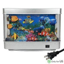 Tokenkuko Fake Fish Tank Mini Aquarium,Artif