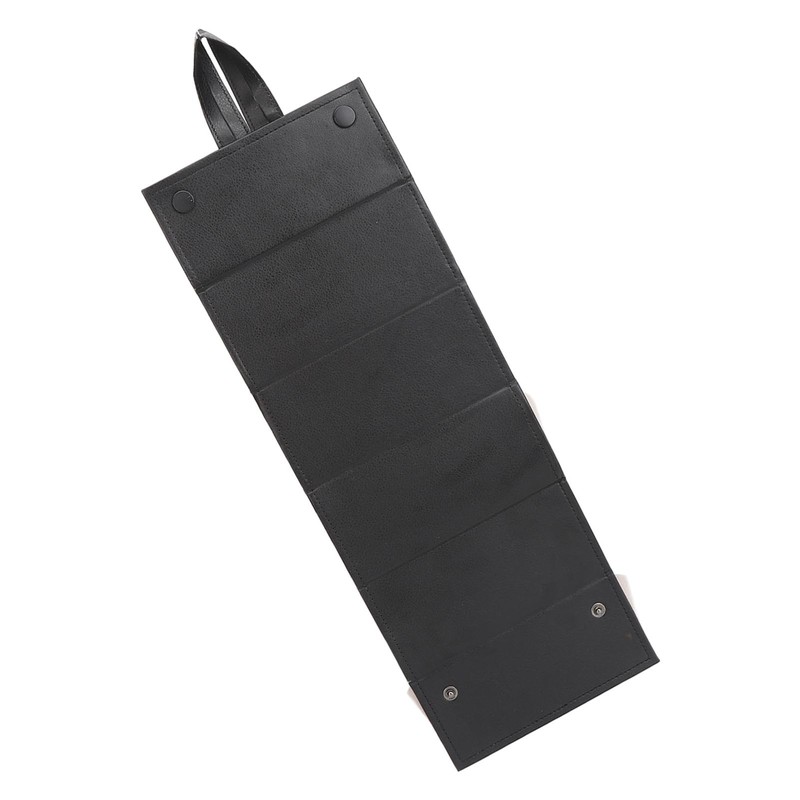 5 Slot Eyeglasses Storage Case Black Folding Multi Compartment Sunglass