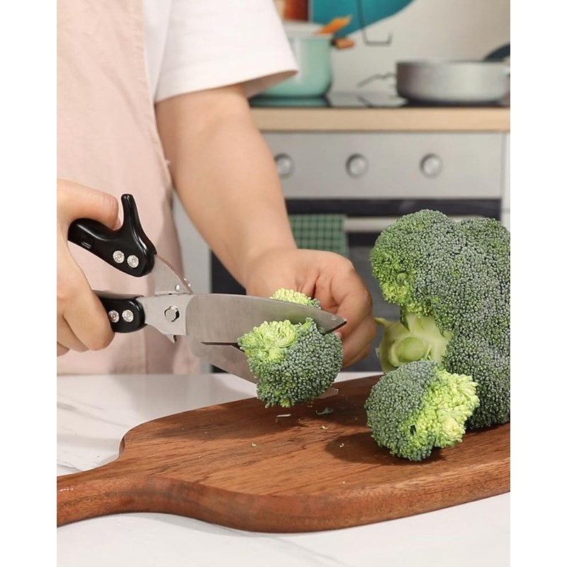 Brigii Kitchen Shear, Stainless Steel Heavy Duty Poultry Shears, Multi-Purpose