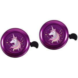 Angoily Kids Bike Bell Bike Bell, 2pcs Cartoon Bicycle Bell Girls & Boys Bike Horn, Bike Ring Bell with Loud Clear Sound, Cute Bell Bike Bell