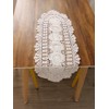 Laivigo- Handmade Crochet Lace Oval Lucky Flower Tablecloth Table Runner