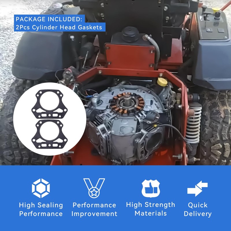Ciuouient 11004-7016 Cylinder Head Gaskets(2PCS) Compatible with Kawasaki FH541V, FH580V