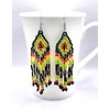Rasta Drop Dangle Earrings (Rasta 001)