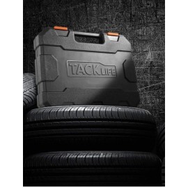 TACKLIFE Complete 1/2-Inch Drive Deep Impact Socket Set, Metric, CR-V, 6 Point