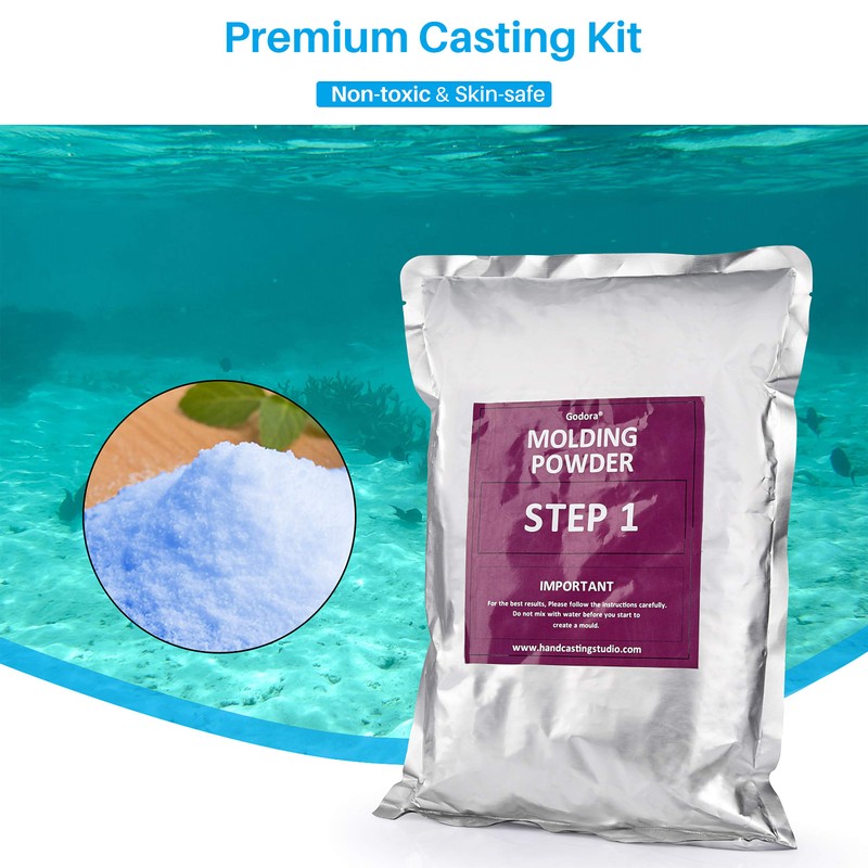 Hands Casting Kit, DIY Plaster Statue Molding Kit & Hand