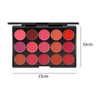 Folpus Cosmetic Lip Palette with 15 Shades, Gift Set for
