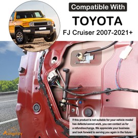 Car Tailgate Emergency Locks Holder Fit Toyot@a FJ Cruiser 2007-2021 Car Aluminum Tailgate Lock Switch Bracket Rear Door Panel Forced Door Opening Switch Bracket Installation Replacement Accessories