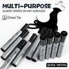 Buecs Permanent Markers, 80 Count Black Permanent Markers, Chisel tip,