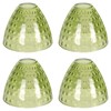 COMPIXIU Green Glass Shades Replacement for Light Fixtures, 5.4"W x