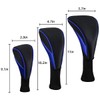 Scott Edward Pack of 3 Golf Hybrid Headcovers with Interchangeable