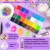 NEBURORA 30000 Pcs 28 Colors Resin Jelly Rhinestones for Bedazzling