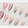 [Yeoun Blush] Handmade nail tips - Stiletto / [여운 Blush]