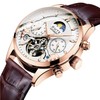 Gute Mens Watches Chronograph Men Designer Automatic Mechanical Skeleton Wrist