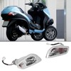 Pair Front Turn Signal Light Plastic 204360F Fit for Piaggio