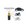 Elektroplate DC Comic Valve Stem Caps (Spider, Black Knurling)