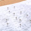 Map Tacks Push Pins Small Size 300 Packs (Silver, 1/5