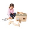 Melissa & Doug Fold and Go Wooden Horse Stable Dollhouse