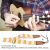 Guitar Strap Stylish Stripe Pattern Thickened Cotton Leather Adjustable Guitar
