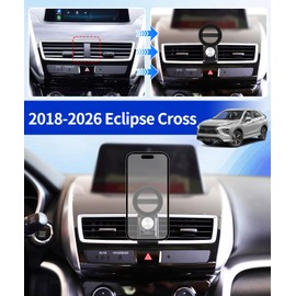 Lxkyanteu Car Phone Holder for Mitsubishi Eclipse Cross 2018-2026 Auto Accessories, Cell Phone Mount Compatible with MagSafe, 360° Rotation, Hands Free Not Affect Air Vent