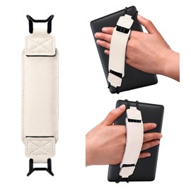 HOICHOE Security Hand Strap for 6-7" Kindle eReaders,High-Elasticity Versatile Hand Strap Lightweight Finger Grip Holder,Beige