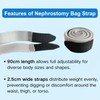 Filigan Nephrostomy Bag Strap Holder, 2.5x90cm Soft Elastic Fabric Urine