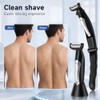 Mens Back Shaver with Long Handle, Multifunctional Cordless Back Shavers