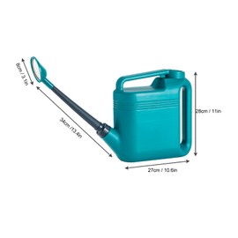 Yosoo Regadera de Gran Capacidad de 5 litros, Boquilla Alargada única, Material de PP Duradero, Versátil para Jardinería, Macizos de Flores y Huertos, Rociado de Agua Fino Uniforme y