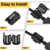 QUARKZMAN 10Pcs Ferrit Filter Ringkern RFI EMI Rauschunterdrückung Kabelclip ID