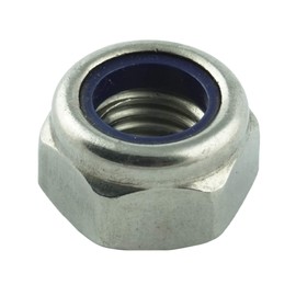 Eisenwaren2000 | M4 locking nuts (100 pieces) - self-locking stop nuts low shape DIN 985 - ISO 10511 - stainless steel A2 V2A - rust-proof