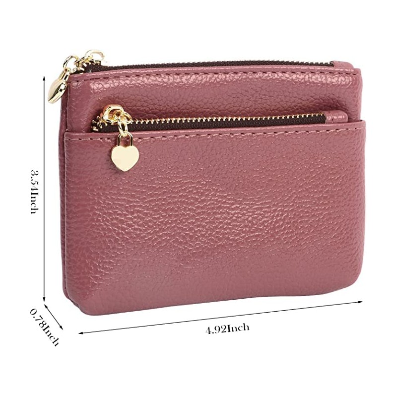 Creaher Women's Genuine Leather Coin Purses Mini Purse Coin Bag