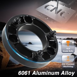 EVRBUL 1.5" Level Lift Kits, Front Suspension Strut Spacer Lift Kit Compatible with Ford F150 2004-2024 Expedition 2003-2018, Lincoln Mark LT, 2 PCS Aluminium Alloy Front Chassis Leveling Lift Kits