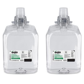 GOJO Green Certified Foam Hand Cleaner, 2000 mL Foam Hand Soap Refill FMX-20 Push-Style Dispenser (Pack of 2) - 5265-02