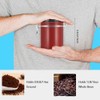 1.5L 304 Stainless Steel Airtight Coffee Beans Container Storage Canister