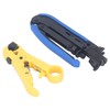 Coax Crimper Tool Kit for Cable Compression with Stripping Tool