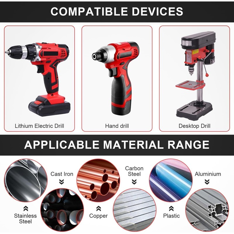 3-25 mm External Deburring Chamfer Tool, Hex Shank Deburring Tool