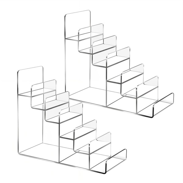 Acrylic Wallet Display Stand Purse Handbag Organizer, Clear Jewelry Riser