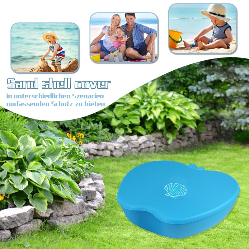 Sand Shell Cover, 100 x 15 cm Sandpit Cover, Waterproof