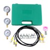 SINOCMP Hydraulic Pressure Test Kit, 3 Pressure Gauges 25Mpa/40Mpa/60Mpa 6