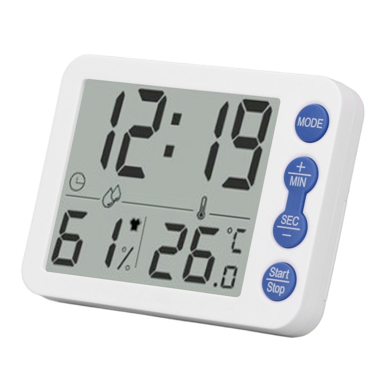 Indoor Digital Temperature Humidity Meter Multifunctional Electronic Thermometer Hygrometer with