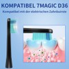 Testina Ricambio per 7MAGIC Spazzolino Elettrico (black,5pc)